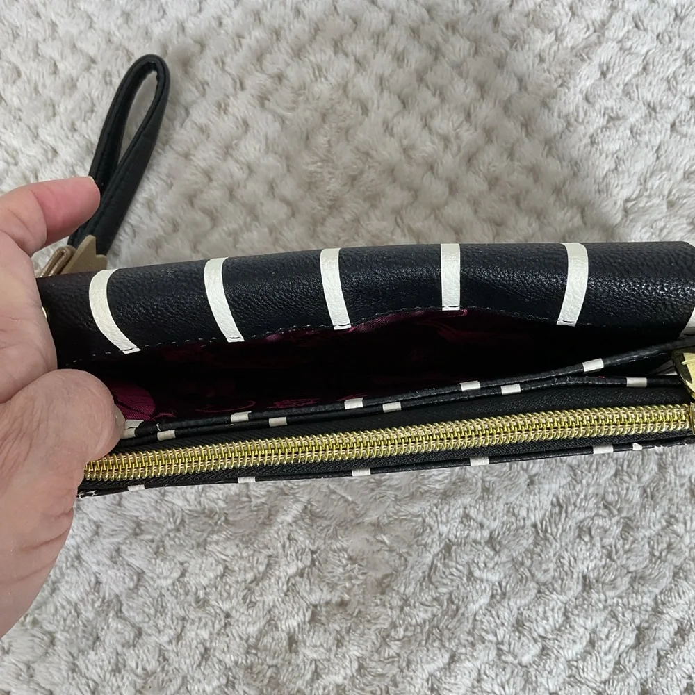 Betsey Johnson Gold Bow Detail Wallet